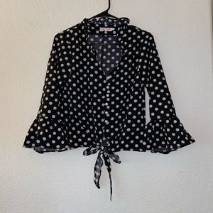 Jeykey Polka Dot Blouse